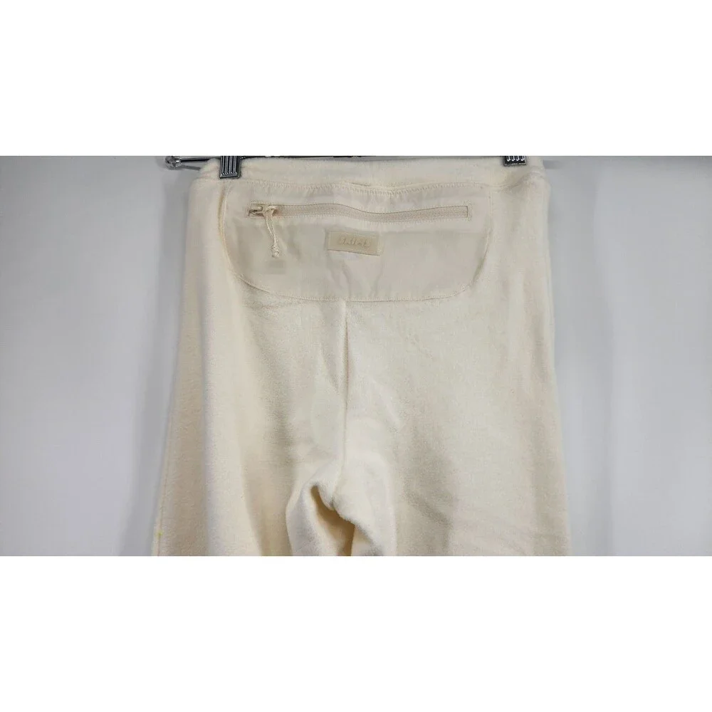NWT Skims XXS Ecru White‎ Fleece Lounge Pants PT-PNT-7290W
